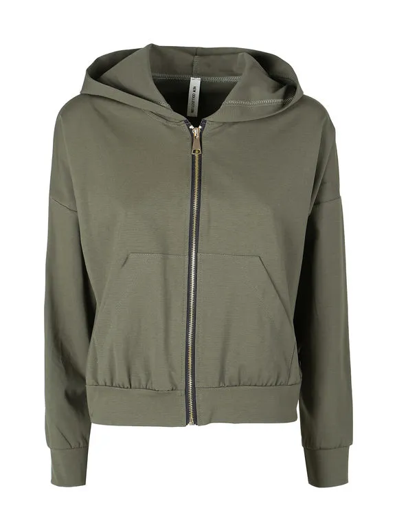 Solada Sudadera de mujer con capucha y cremallera.