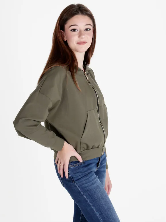 Solada Sudadera de mujer con capucha y cremallera.