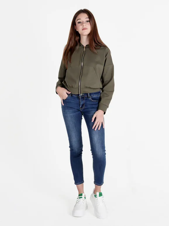 Solada Sudadera de mujer con capucha y cremallera.
