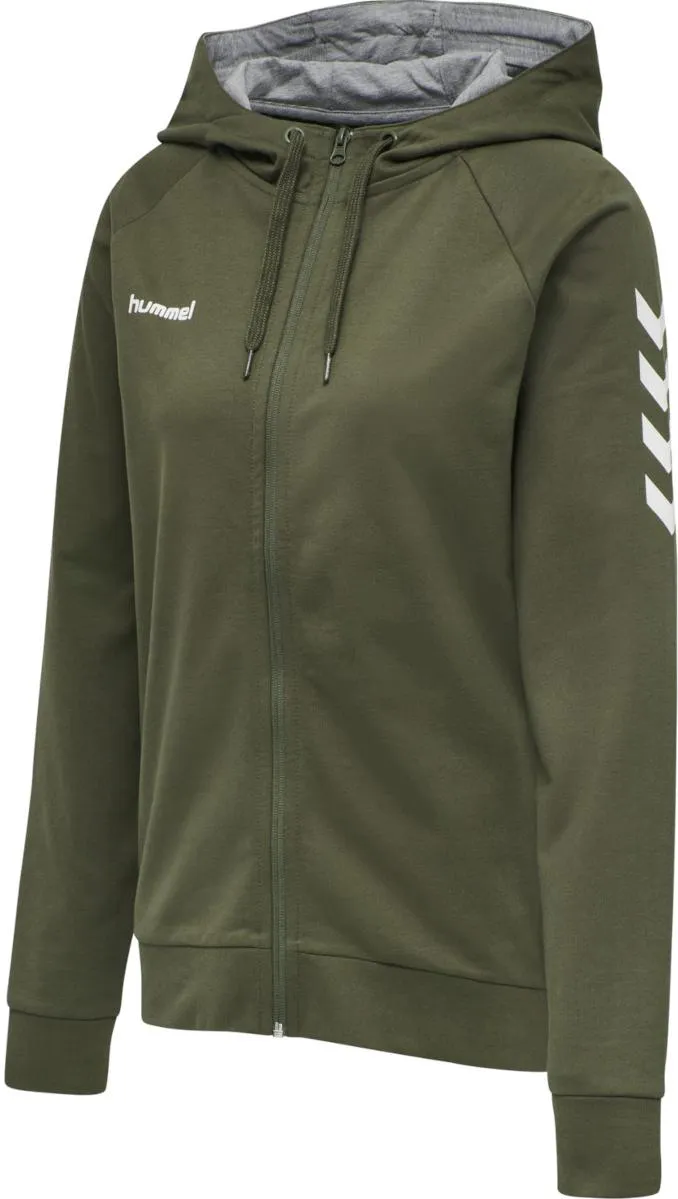 Sudadera con capucha Hummel GO COTTON ZIP HOODIE WOMAN