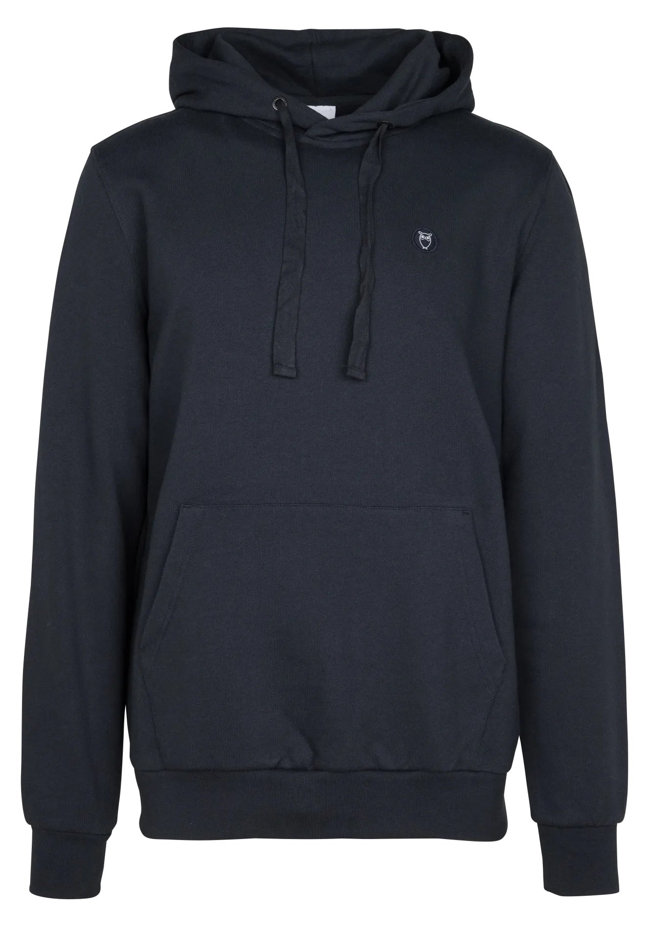 Sudadera de algodón orgánico con capucha en azul