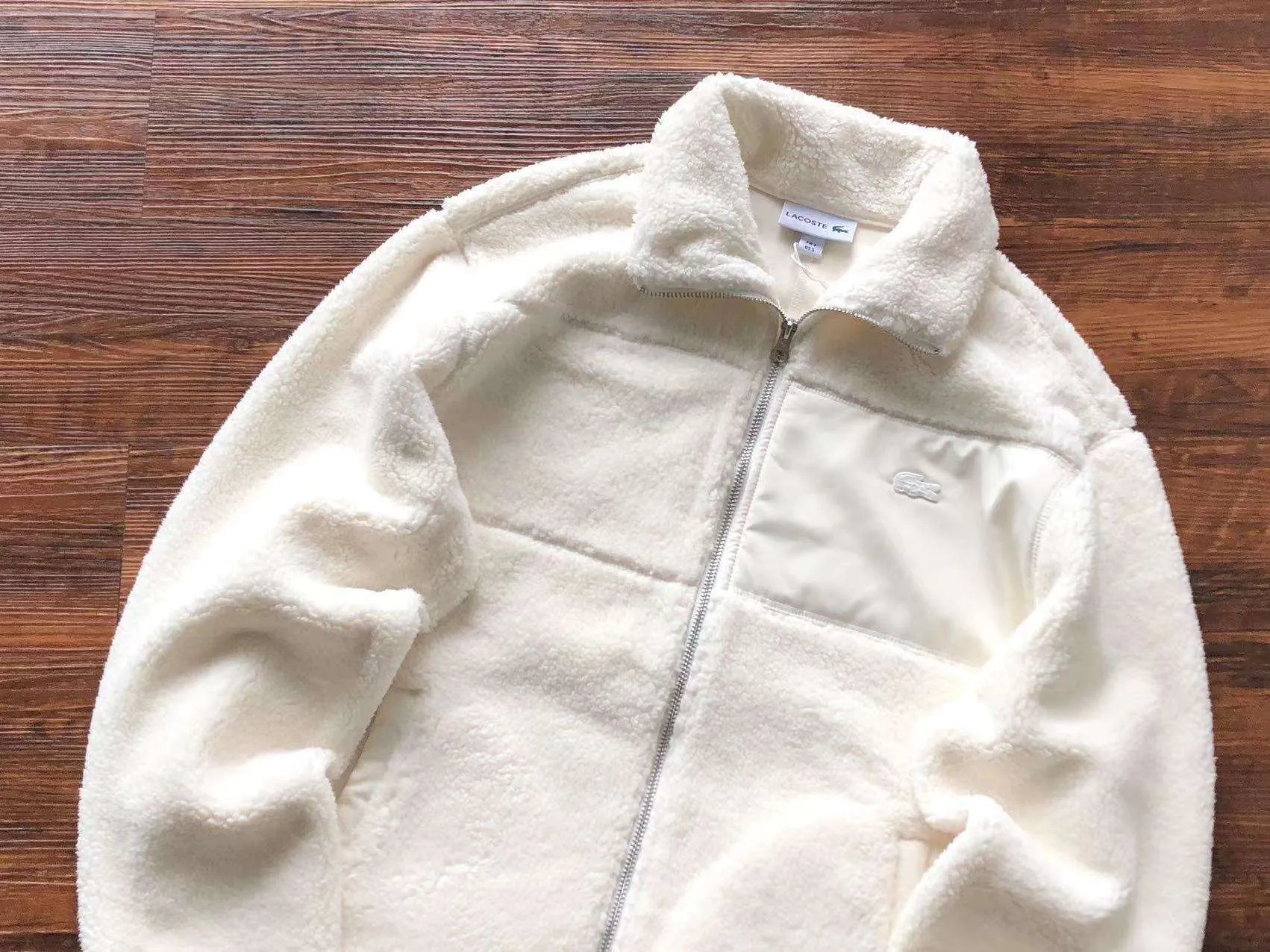 Sudadera Lacoste con Pelo Sintético