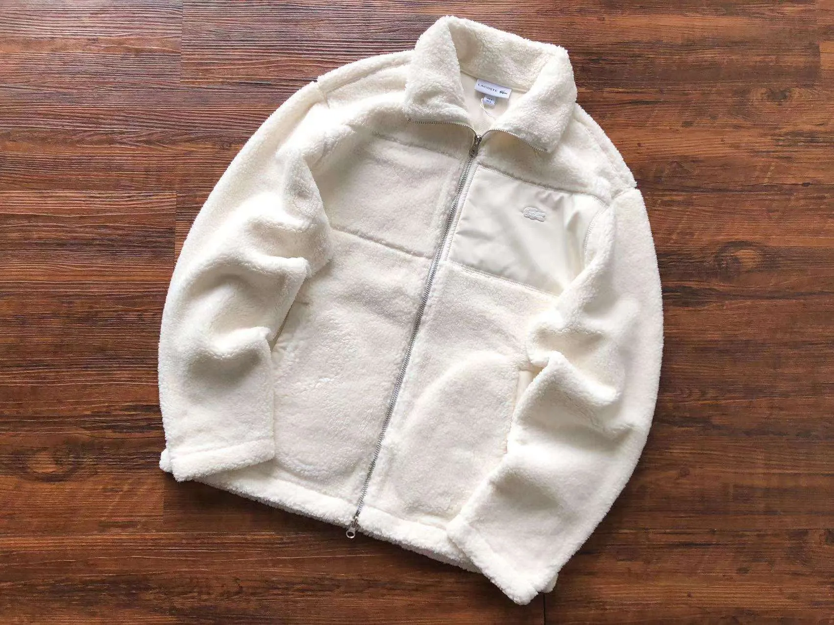 Sudadera Lacoste con Pelo Sintético