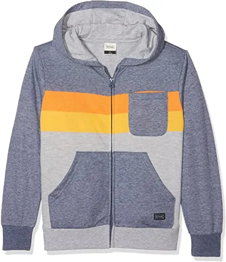 Sudadera niño Rip Curl con capucha para Chicos Ref. KFEER4  BLUE WASHED MAR gris azul naranja amarillo