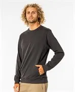 Sudadera RIP CURL Hombre Cuello redondo Original Surfers Washed Black Ref. CFEGD9 negra