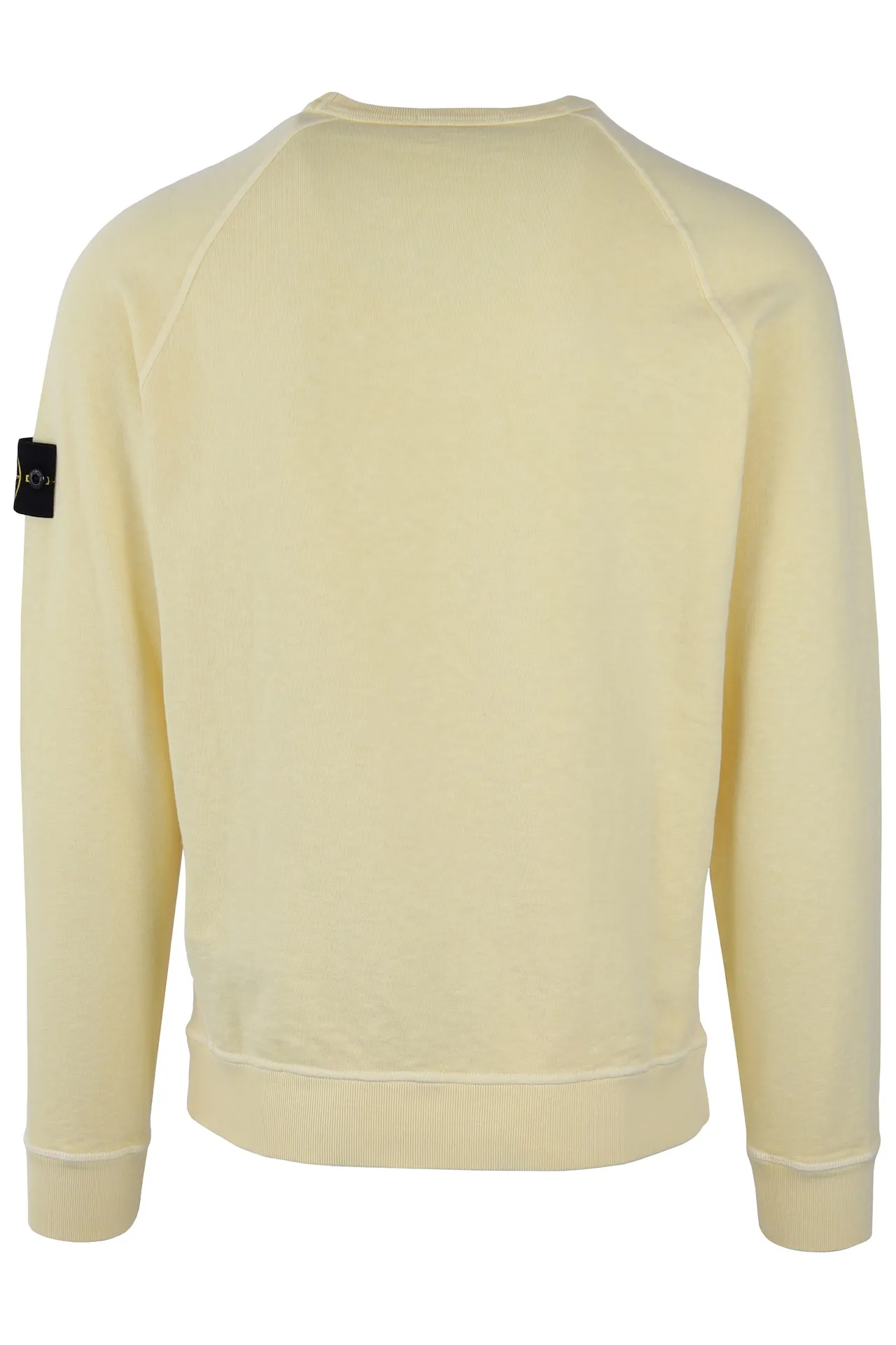 Sudadera Stone Island amarilla con parche