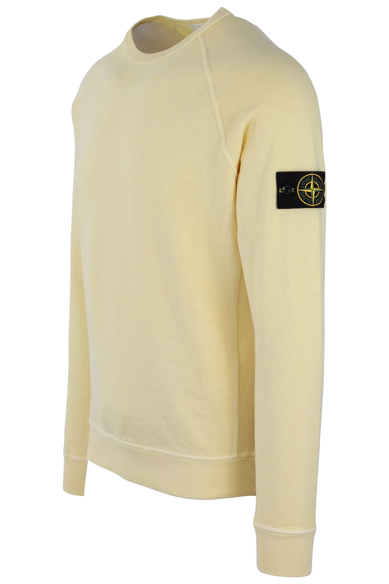 Sudadera Stone Island amarilla con parche