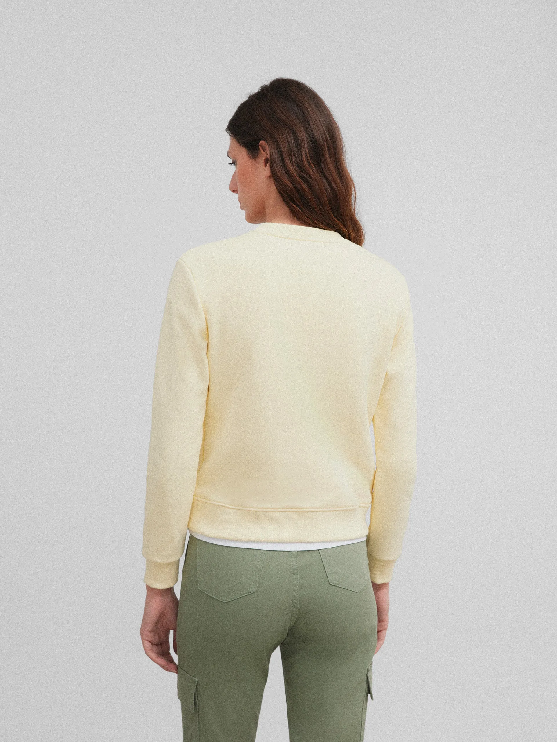 Sudadera woman silbon clasico amarilla
