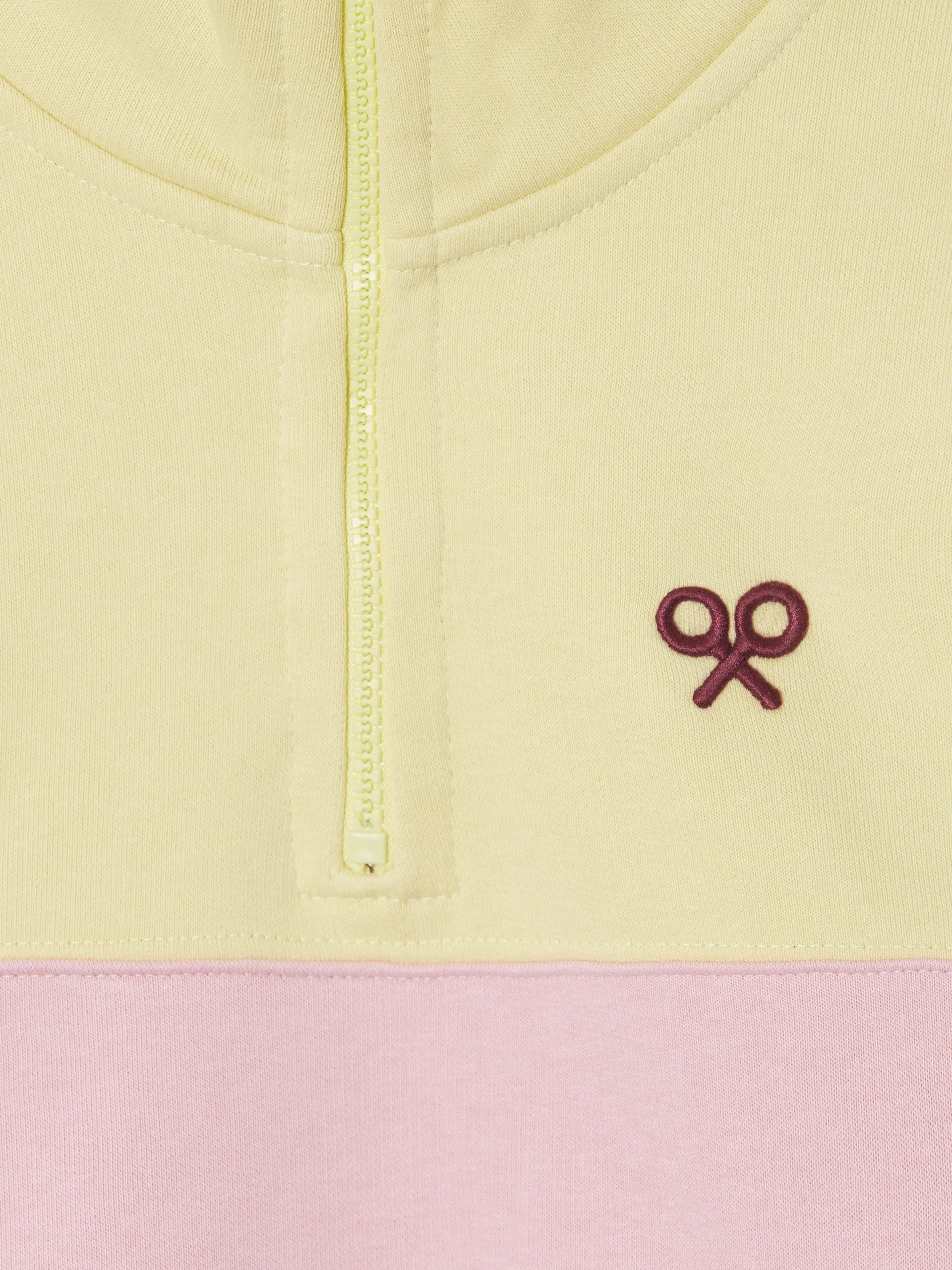 Sudadera woman tricolor amarillo y rosa