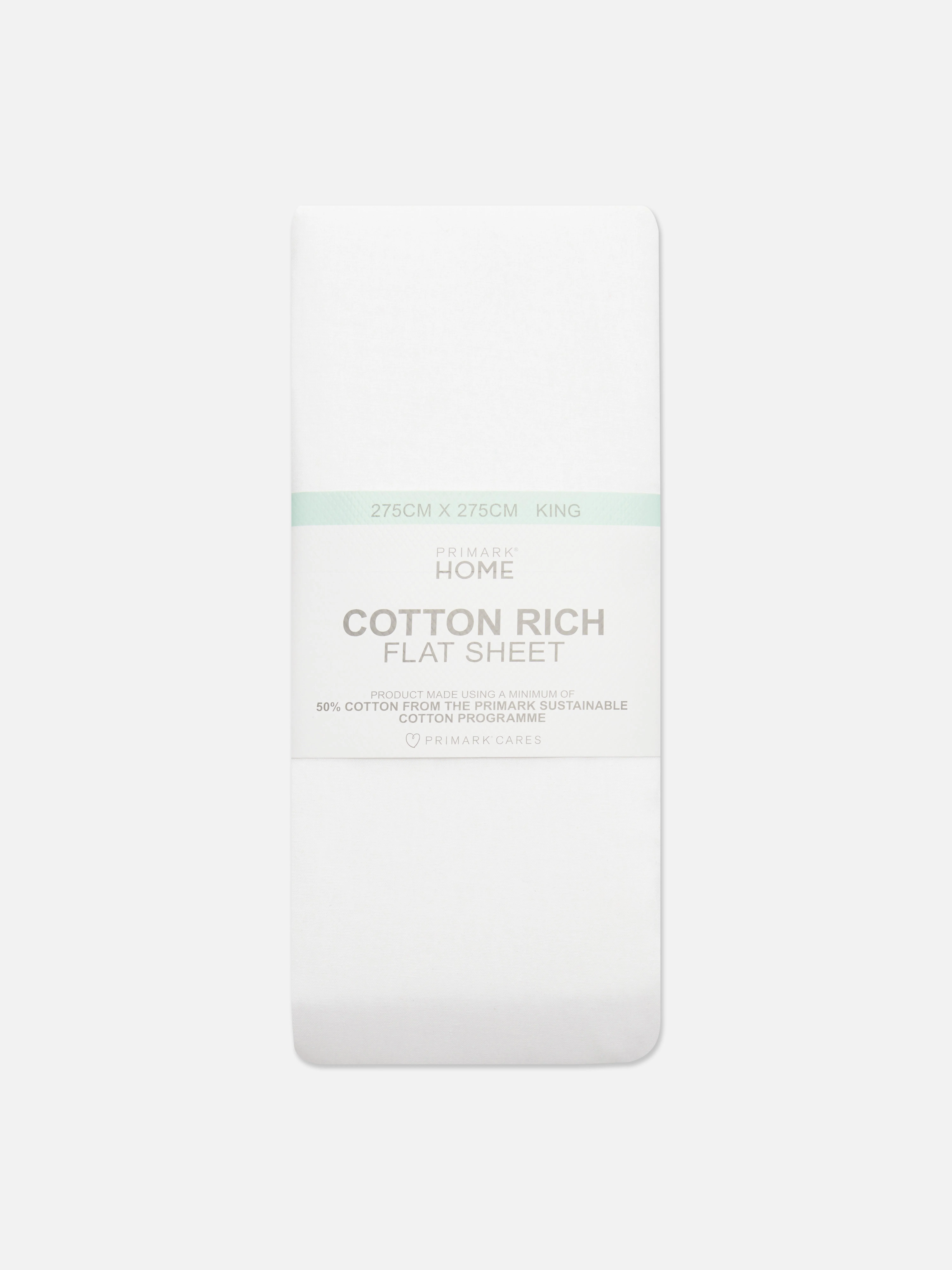 Sábana encimera de algodón para cama king size