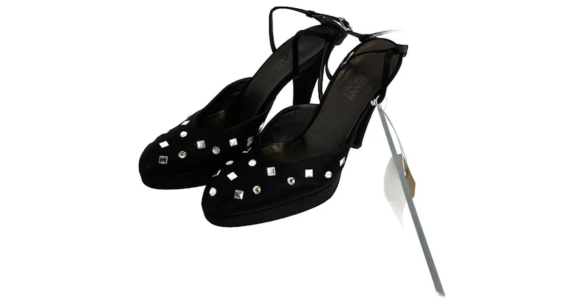 Tacones Versace Negro 