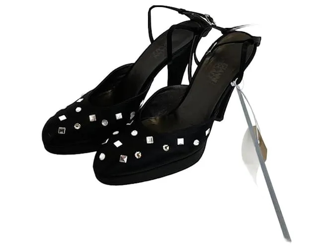 Tacones Versace Negro 