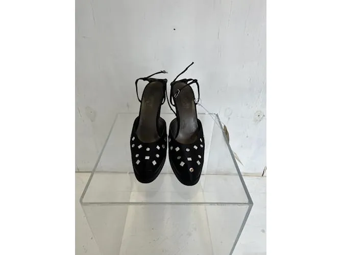 Tacones Versace Negro 