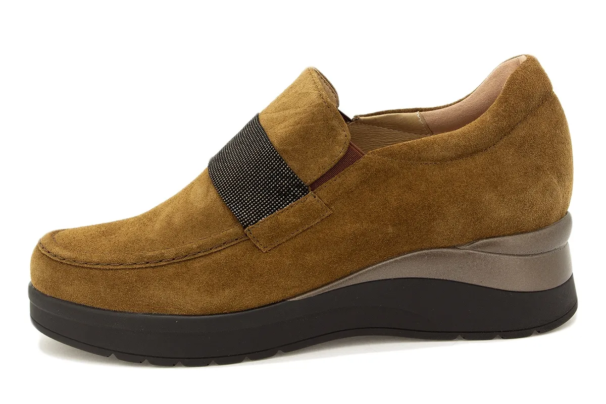 Tan Suede Moccasin
