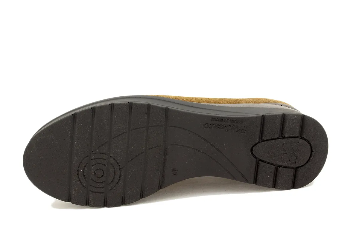 Tan Suede Moccasin