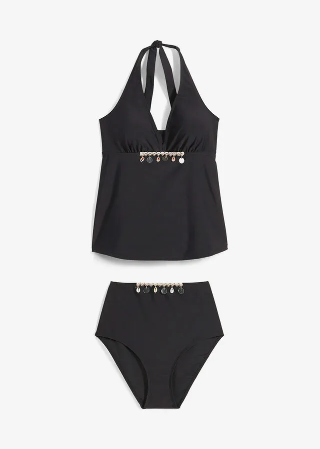 Tankini (2 piezas) Negro