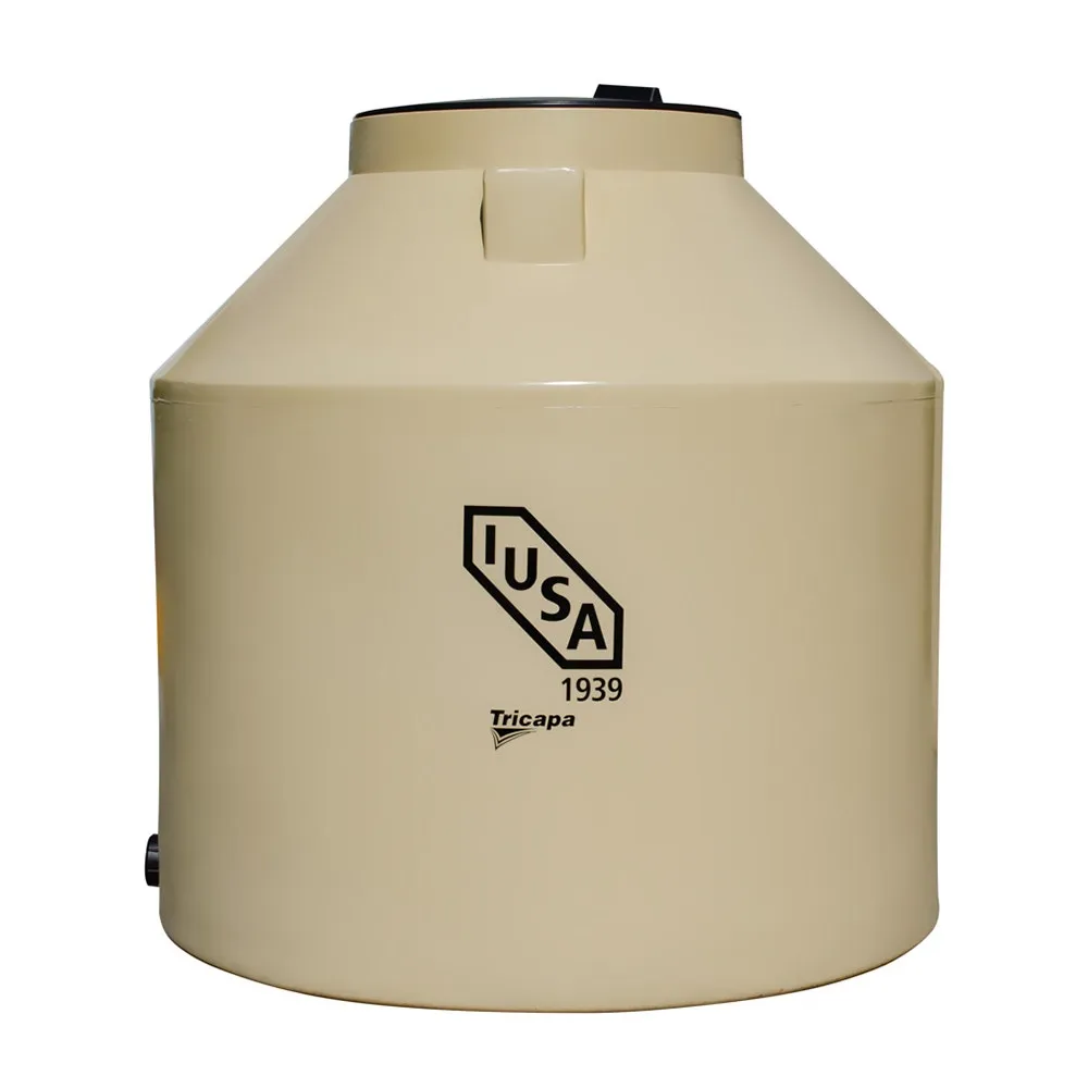 Tinaco Tricapa IUSA, 600 L., Beige + Sistema Calidad de Vida