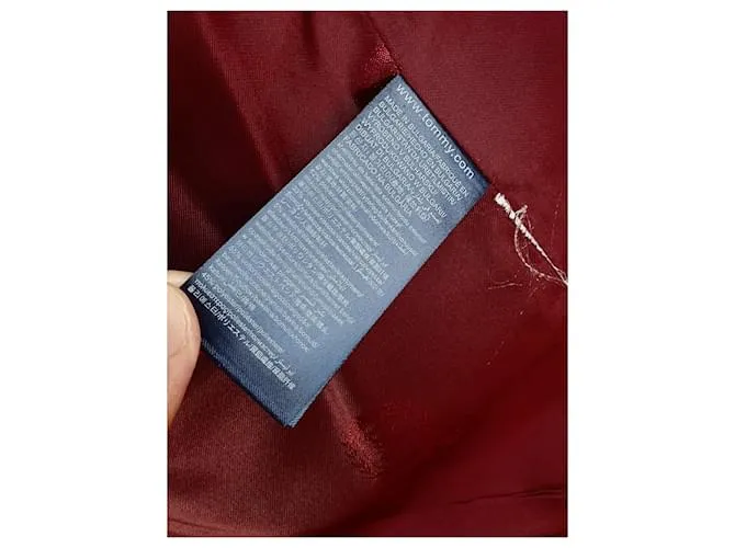 Tommy Hilfiger Abrigos, Ropa de calle Burdeos 