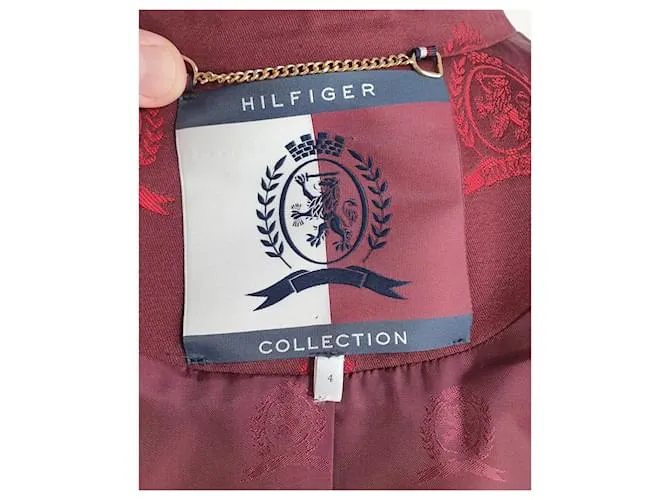 Tommy Hilfiger Abrigos, Ropa de calle Burdeos 