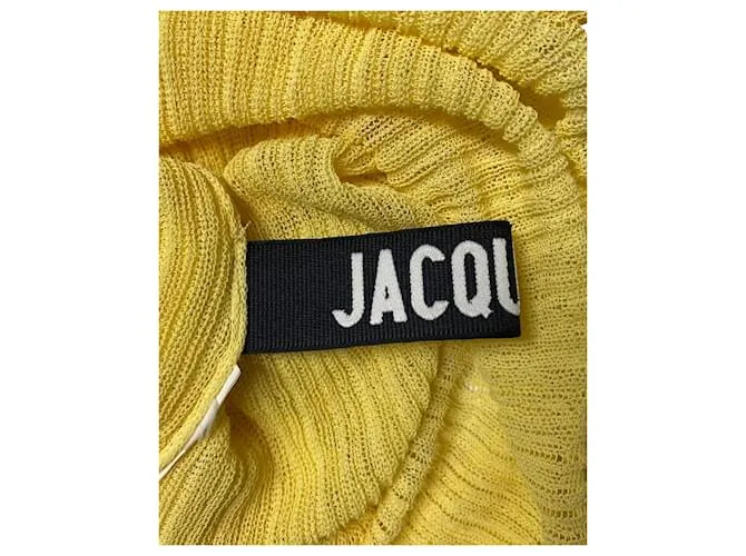 TOP DE MALLA JACQUEMUS LOIZA EN VISCOSA AMARILLA Amarillo 