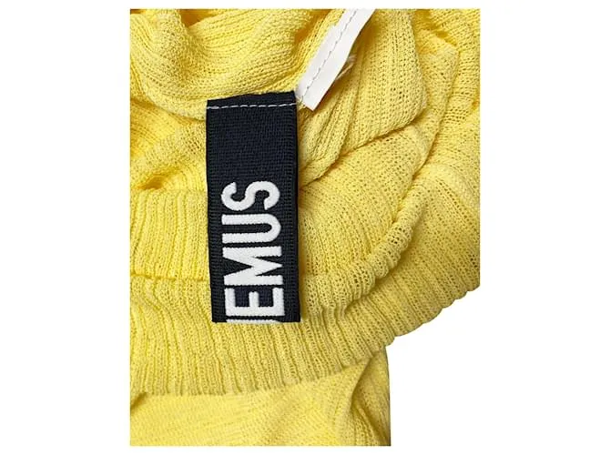 TOP DE MALLA JACQUEMUS LOIZA EN VISCOSA AMARILLA Amarillo 