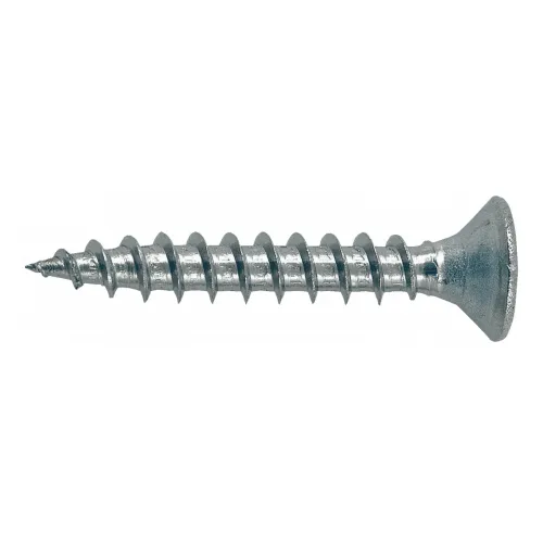 Tornillo Madera Aglomerado Cabeza Fresada Acero (30 Uds) 3.5x25 Mm Gris
