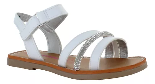 Tropicana Sandalia Moda Casual Ajustable Brillo Niña 84665