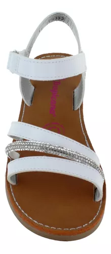 Tropicana Sandalia Moda Casual Ajustable Brillo Niña 84665