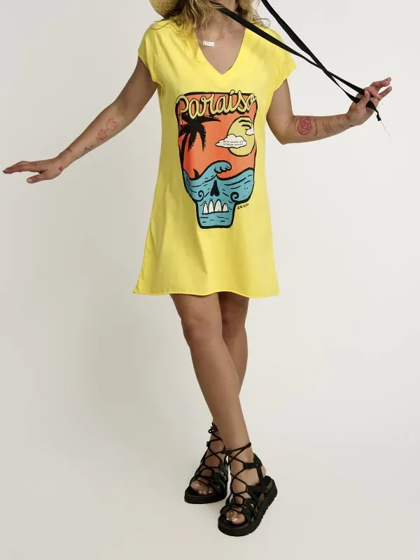 TÚNICA AMARILLA "PARAÍSO"