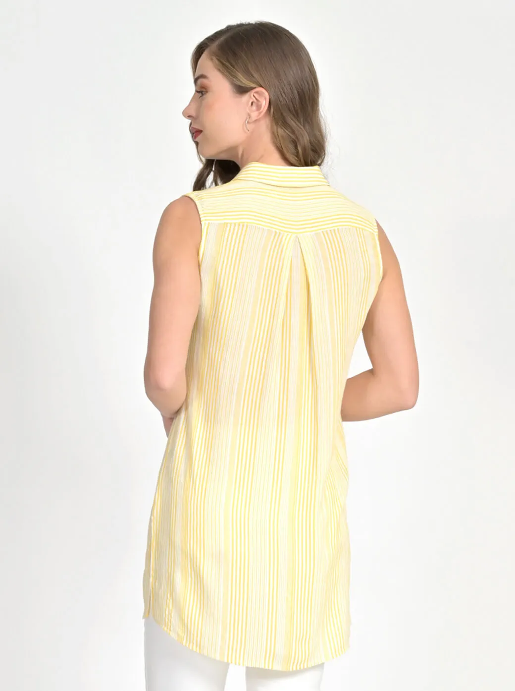 Túnica camisera amarilla Esenciales