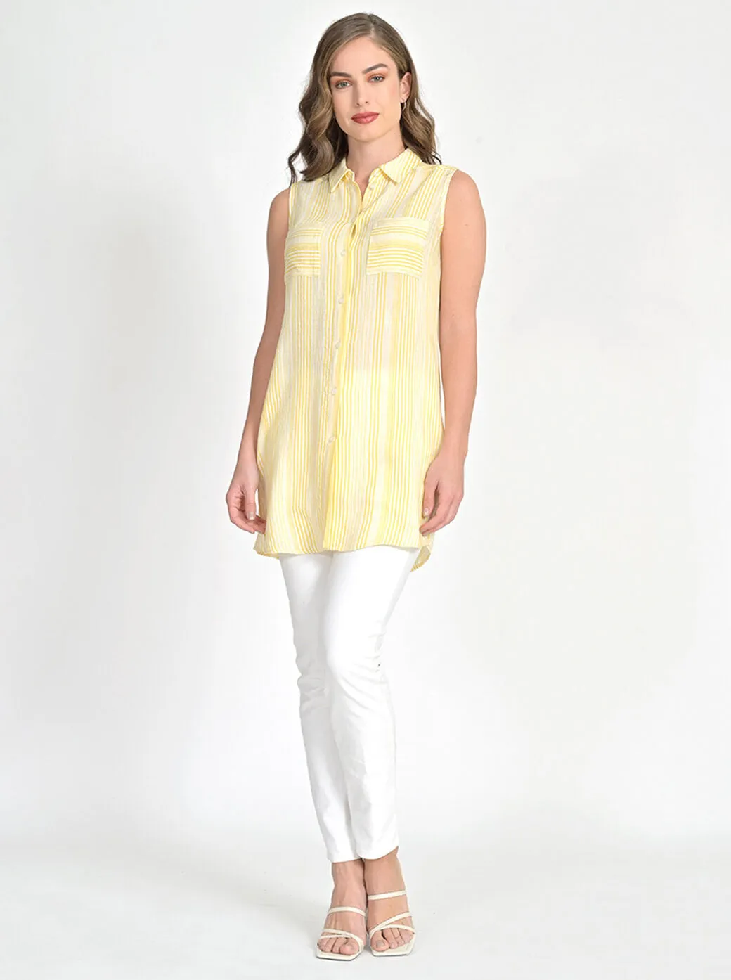 Túnica camisera amarilla Esenciales