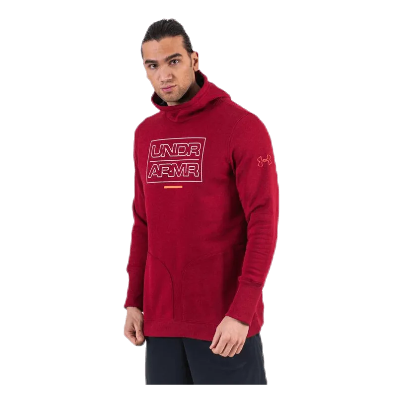 Under Armour Baseline Fleece PO Hood Red