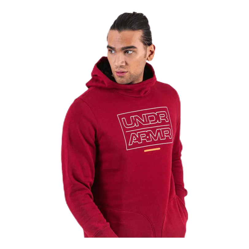 Under Armour Baseline Fleece PO Hood Red