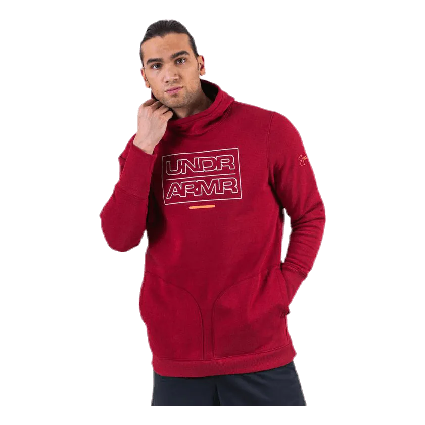 Under Armour Baseline Fleece PO Hood Red
