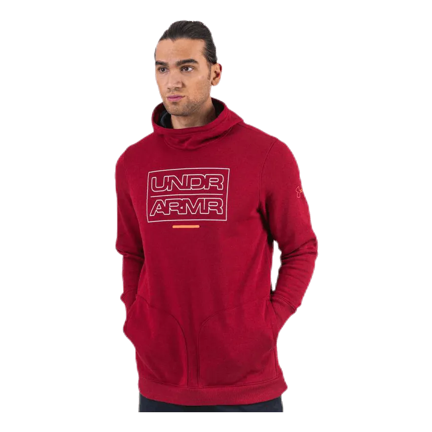 Under Armour Baseline Fleece PO Hood Red
