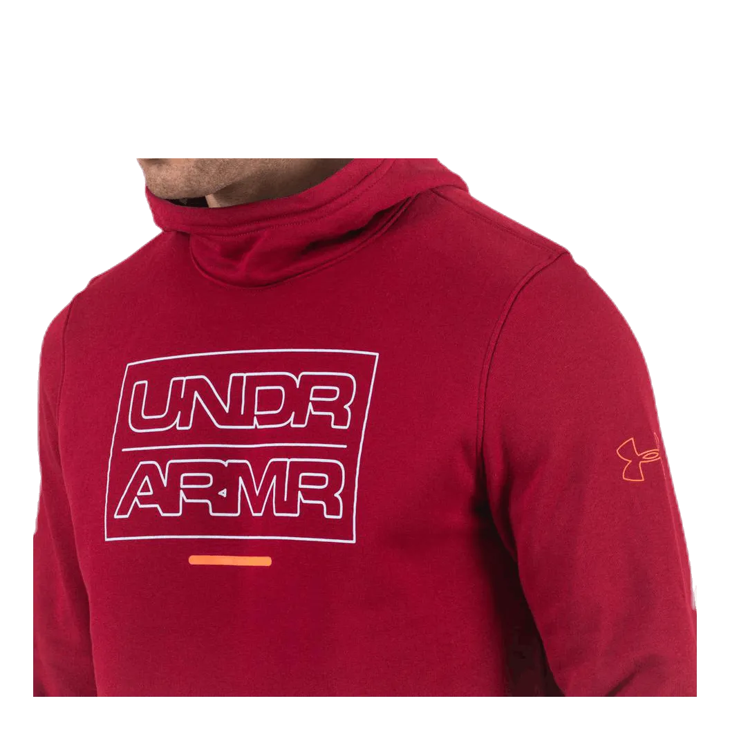 Under Armour Baseline Fleece PO Hood Red