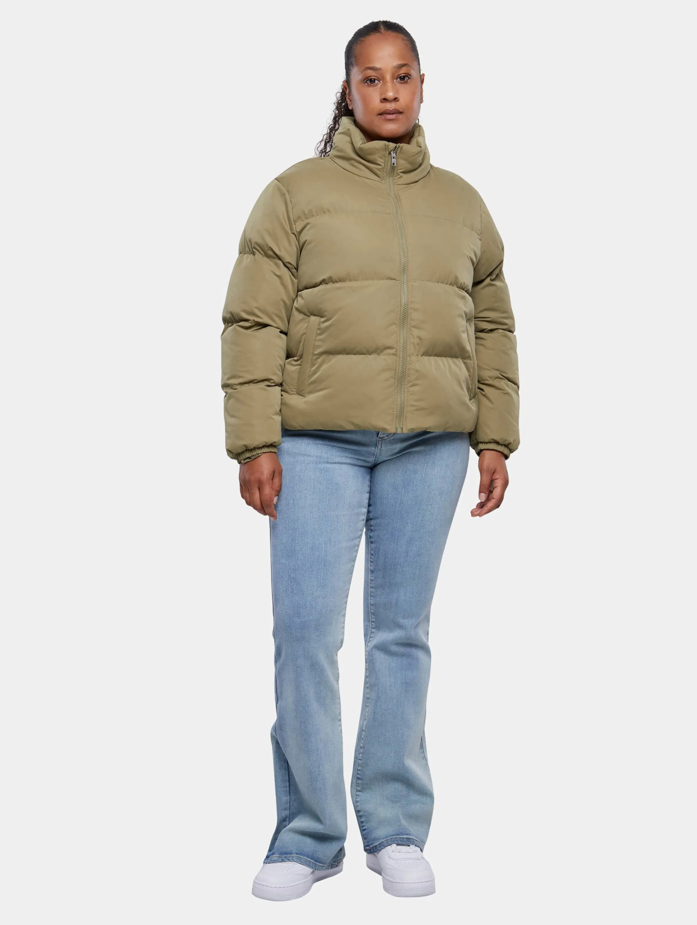 Urban Classics Ladies Short Peached Puffer Jacket