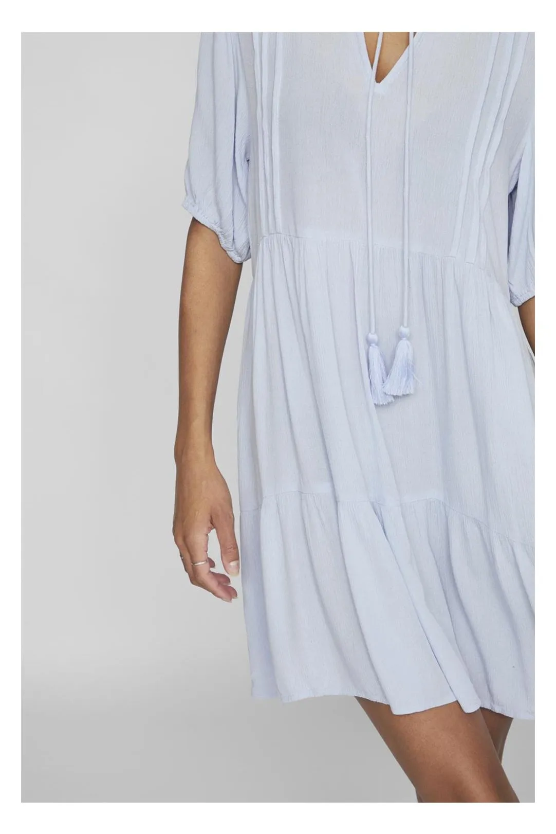 VESTIDO BAMBULA CORTO VILOPEZ AZUL