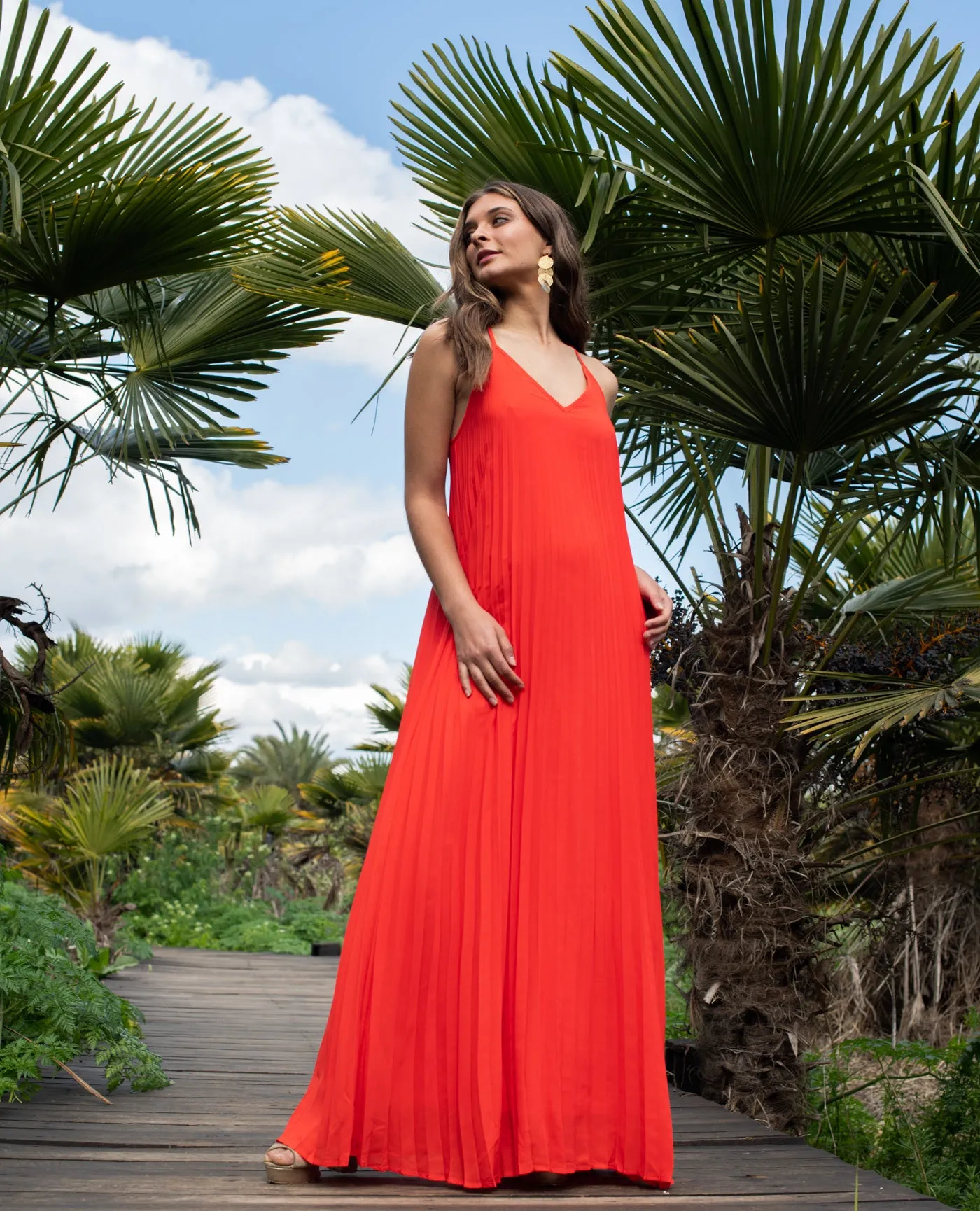 Vestido De Fiesta Largo Octavia Rojo