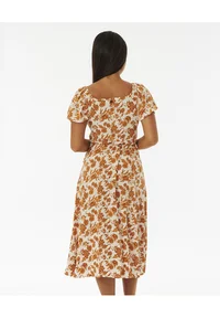 VESTIDO LARGO RIP CURL  PARA MUJER OCEANS TOGETHER WRAP DRESS REF01YWDR SHELLFLORES