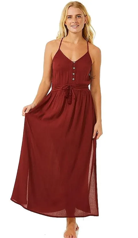 VESTIDO RIP CURL CLASSIC SURF MAXI  PLUM  WOMEN´S