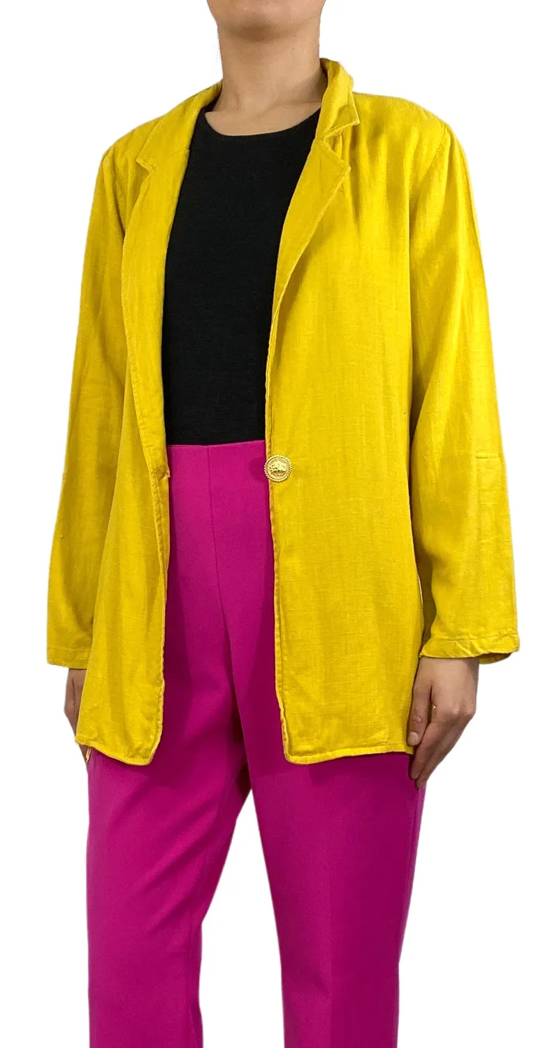 VINTAGE Chaqueta Vintage Amarilla