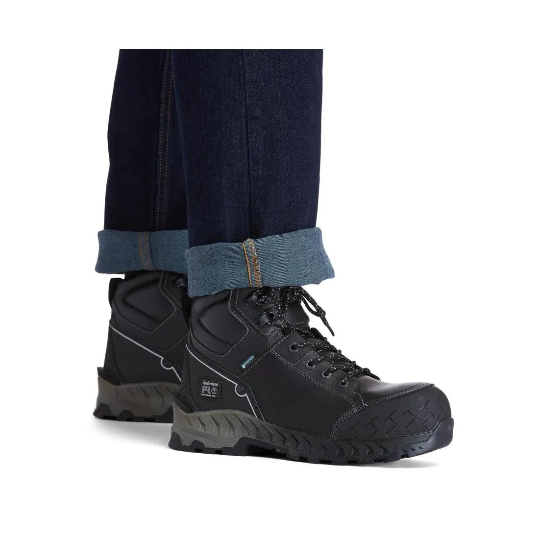 WORK SUMMIT 6 INCH COMPOSITETOE WATERPROOF WORK BOOT BLACK