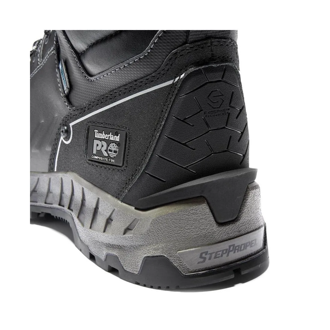 WORK SUMMIT 6 INCH COMPOSITETOE WATERPROOF WORK BOOT BLACK
