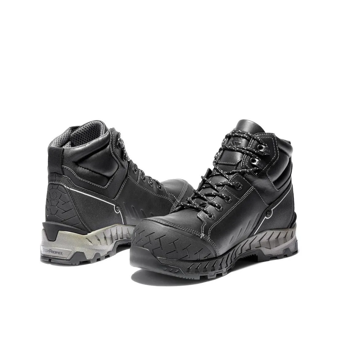 WORK SUMMIT 6 INCH COMPOSITETOE WATERPROOF WORK BOOT BLACK