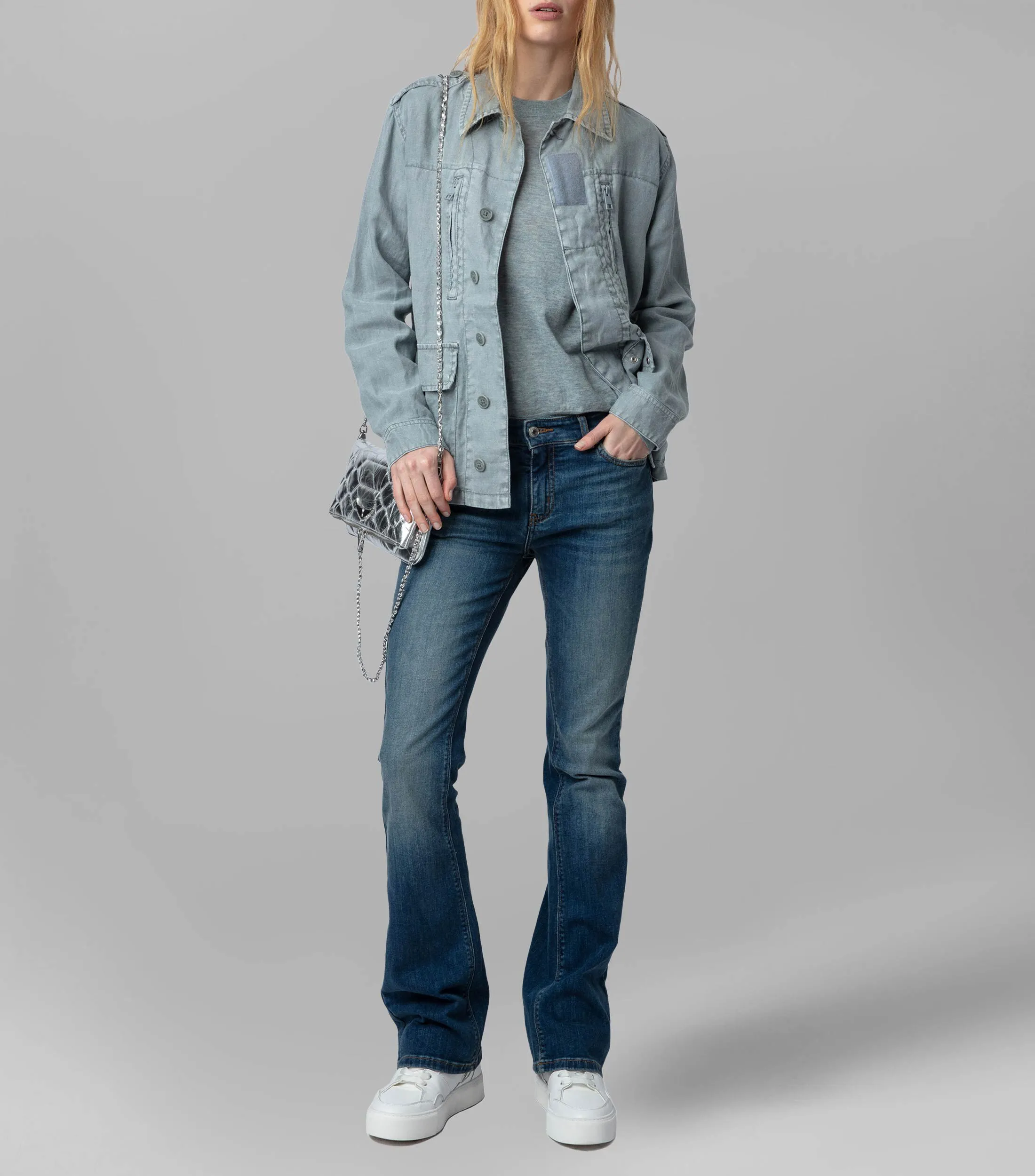 Zadig & Voltaire Chamarra Kid Mujer