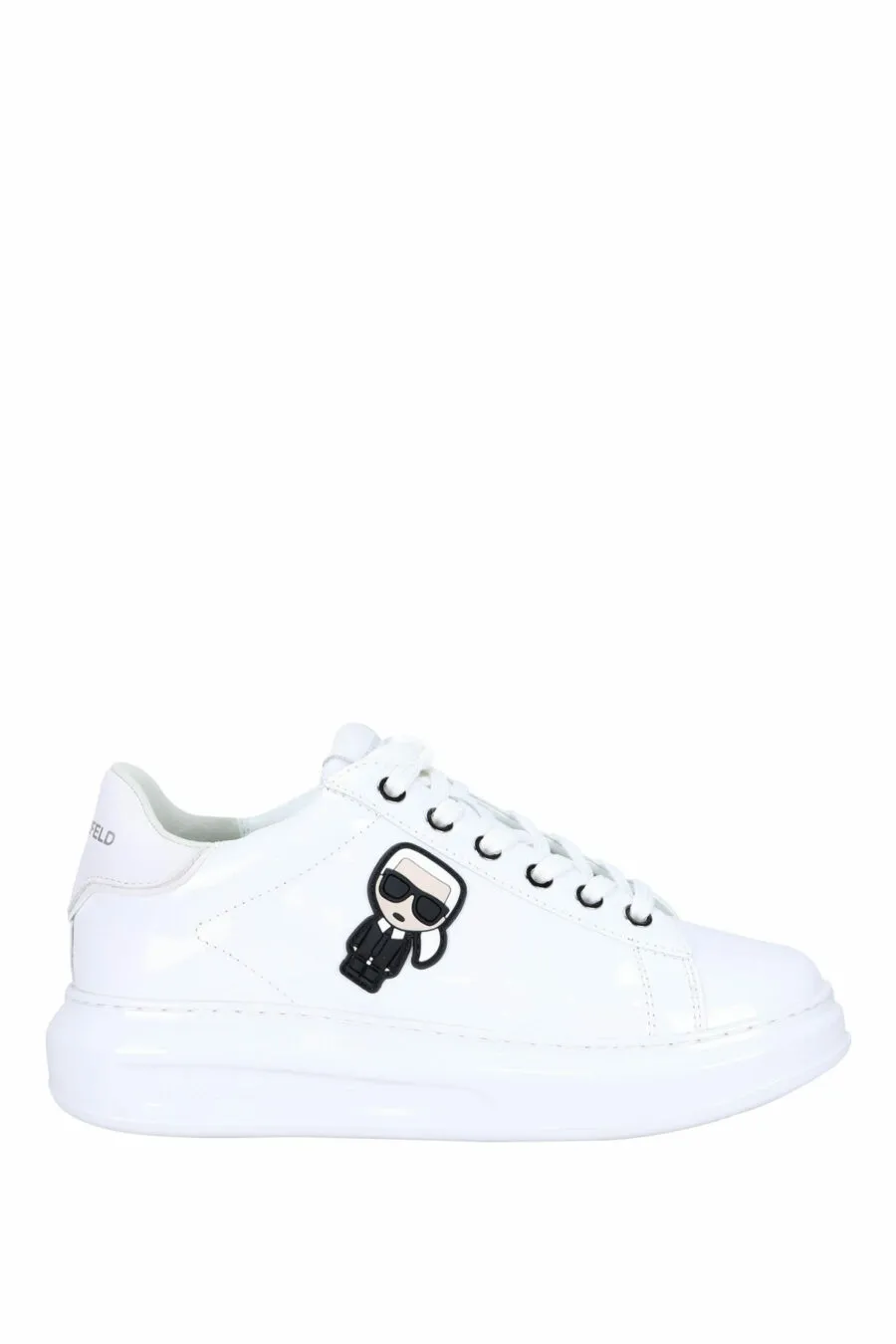Zapatillas blancas brillantes 