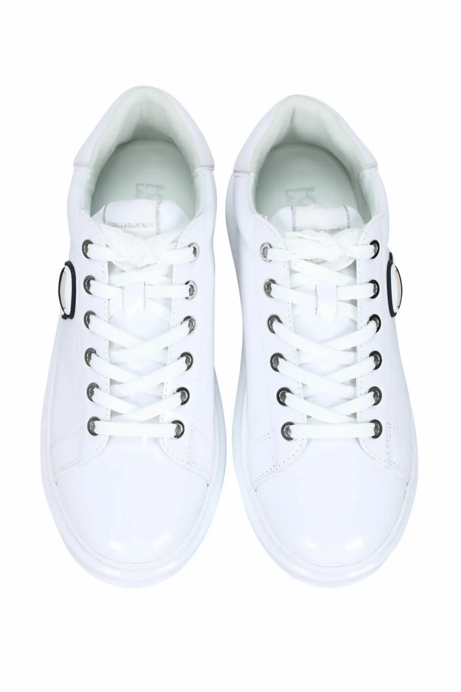 Zapatillas blancas brillantes 