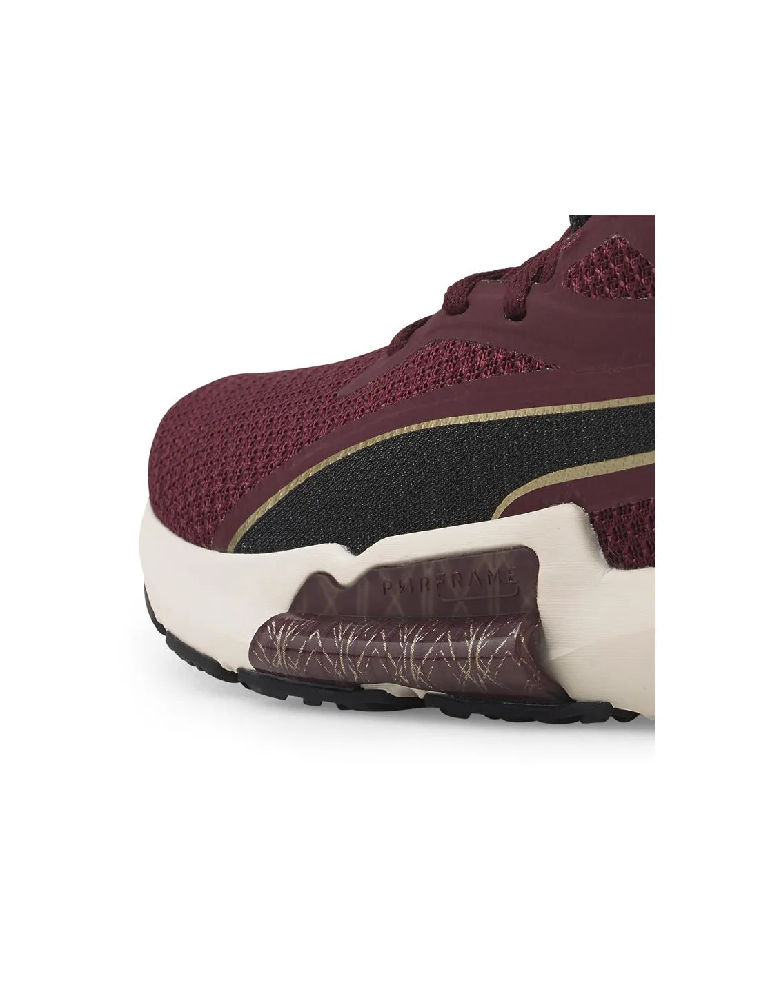 Zapatillas de traning Puma PWRFrameTR Deco Glam vino tinto Mujer