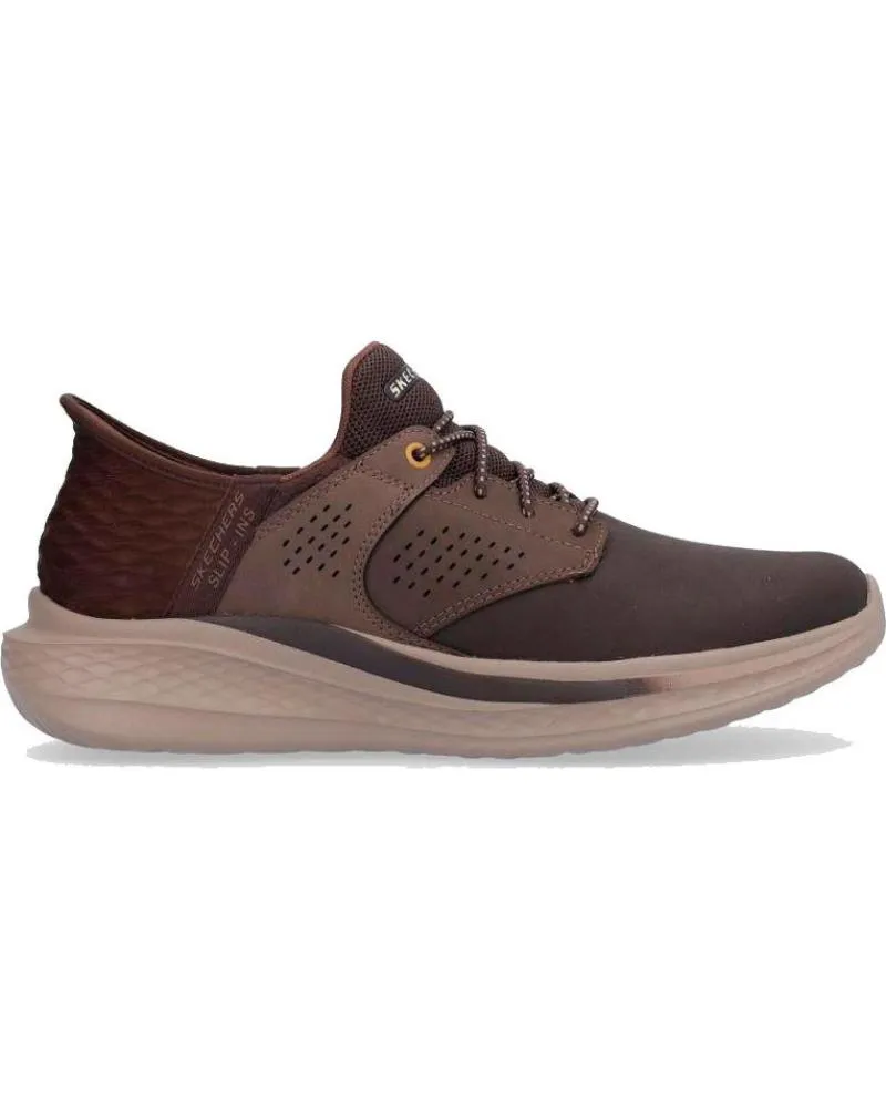 ZAPATILLAS DEPORTE SKECHERS  DE HOMBRE ZAPATILLAS HOMBRE SLADE MACKLIN 210890CHOC  MARRóN